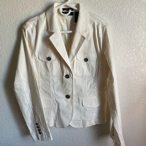 Access cream stretch jacket